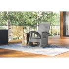 Suncast - Chaise berçante avec rangement - Gris colombe-Design unique avec rangement intégré de 7 gallons sous le siège.