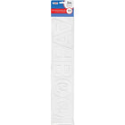 Creative Start - Lettres, chiffres et symboles autocollants - 3 po - Blanc - Paquet de 103-Cet ensemble comprend 103 lettres, chiffres et symboles autocollants pour créer une signalisation claire et personnalisable