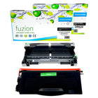 fuzion - Brother TN650, DR620 Ensemble - Cartouche D'Encre (Toner) & Unité De Tambour Compatible - Haut Rendement - Noir-Couleur d'encre: Noir
