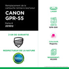 CIG - Cartouche de toner Canon GPR-55M remise à neuf - rendement standard - magenta-Rendement des pages: 60000