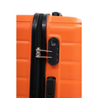 Swiss Traveller - Roxen Hardshell 3 pièces Ensemble de bagages roues à spinner à 360 degrés - Orange brûlé-28 » Dimension large à carreaux - Intérieur : 28 » de largeur x 18,9 » de largeur x 10,9 » de h, extérieur : 30,7 » de largeur x 19,6 » de largeur x 11,4 » de haut, poids : 8,6 lbs