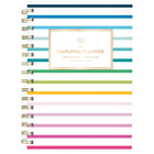 Emily Ley - Agenda scolaire hebdomadaire/mensuel Simplified 2026-2027 - 8 1/2 po H x 5 3/8 po l - bande joyeuse  - bilingue-12 mois avec onglet : juillet 2026 à juin 2027