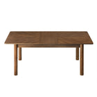 Modway - Alba Extensible Table à manger, Noyer-8