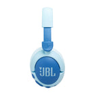 JBL - Junior 470NC Casque circum-auriculaire sans fil à réduction de bruit pour enfant - Bleu-Micro intégré