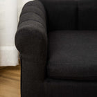 PawHut - Canapé moderne pour animal, lit pour chat ou moyen/grand, avec coussin d’assise amovible - noir-Le bas du canapé est doté de quatre pieds pour le maintenir stable et le surélever du sol 