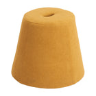 Zuo - Upela Pouf - Jaune-Empilable pour un rangement pratique et peu encombrant