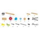 BRIO Builder: Starter Tool Box Set-Fabriqué à partir de bois de hêtre européen d'origine FSC® (FSC-C133361) et de plastiques de haute qualité.