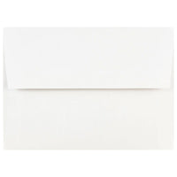 JAM Paper - Enveloppes format livret à rabat droit et fermeture gommée, 5 1/4 po x 7 1/4 po, blanc, paq./250-Blanc