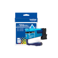 Brother - LC506XXLCS Cartouche d’encre cyan authentique à très haut rendement-Cartouches d’encre à très haut rendement, impression jusqu’à 2 500 pages 