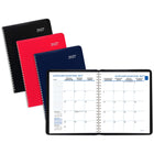 Staples - Agenda mensuel 2027 - 8 3/4 po H x 6 7/8 po l - couleurs assorties - bilingue-Liste de vacances de trois ans, pages de telephone / adresse, carte des fuseaux horaires du Canada et pages de notes lignees