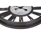 Monarch Specialties - Horloge - 18 po Rond - Horloge Murale - Noir Antique - Transitionnel-Il suffit d'insérer une pile AA (non incluse), de la suspendre et de profiter de cette élégante horloge analogique