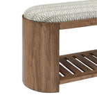 Modway - Ashby Rembourrage géométrique de 45" Banc - Géométrie naturelle-7