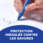BIC - Stylo gel Gel-Ocity à séchage rapide - 0,7 mm - encre bleue - paquet de 12-Baril bleu