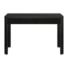 Hudson&Canal - Bureau Mendoza 48'' - Grain noir-Fabriqué à partir de matériaux MDF robustes avec une finition grainée noire artisanale