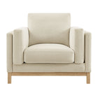Modway - Roscoe Tissu Fauteuil - Ivoire-8