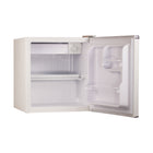 BLACK+DECKER - 1,7 pi³ Mini-frigo autonome avec congélateur, blanc-Caractéristiques pratiques : la porte réversible et les pieds de nivellement réglables garantissent un placement flexible qui est parfait comme réfrigérateur de chambre, petit réfrigérateur pour le bureau, réfrigérateur de dortoir ou mini-réfrigérateur compact