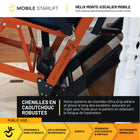 Mobile StairLift - Helix - Fauteuil roulant d’escalier portable - couleurs assorties-Cadre en aluminium durable conciliant solidité et portabilité