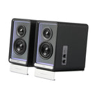 Edifier - QR65 Haut-parleur Bluetooth multimédia à effet lumineux magnifique - Noir-Les puces d'amplificateur TI de classe D de 70 W, les tweeters à dôme en soie de 1.25", les haut-parleurs médium-graves à diaphragme en aluminium de 2.75" et le traitement avancé du signal numérique offrent des performances sonores haut de gamme