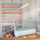 OttLite - Lampadaire à LED à lumière du jour - Clearsun - Blanc-Cou flexible en caoutchouc