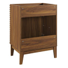 Modway - Render 24" Armoire de toilette de salle de bain (lavabo non inclus) - Noyer-Bassin d’évier non inclus