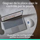 Logitech - Souris trackball sans fil Ergo M575S - Blanc cassé-Complétez votre configuration: Couplez l’ERGO M575S au clavier ergonomique Wave Keys, doté d'un repose-poignets matelassé qui place vos mains, poignets et avant-bras dans une position de frappe naturelle