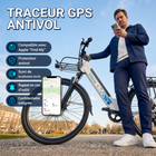 Gyrocopters - Vélo électrique Glacia pour adultes et adolescents - Vitesse 45 km/h - Autonomie (assistance) 93 km - Blanc-Adaptez votre conduite sans effort grâce aux trois modes disponibles — assistance au pédalage, accélérateur et pédalage manuel — qui vous offrent un contrôle total sur l'effort que vous souhaitez fournir