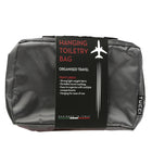 Tucci Italie Trousse de toilette suspendue pour voyager - Gris-Compartiments Multiples Organisés - Garde les essentiels bien séparés et accessibles