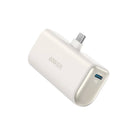 Anker - Batterie Externe Nano 22,5 W avec Connecteur USB-C Intégré - Blanc-Profitez d'une charge ultra-rapide grâce aux deux ports USB-C et à la technologie avancée PowerIQ 3.0, offrant une puissance de sortie impressionnante de 22,5 W.
