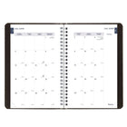 Blueline - Agenda Scolaire Hebdomadaire/Mensuel - 8 po H x 5 po l - Noir - Bilingue-Planificateur mensuel au début de chaque mois