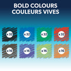 Quartet - Marqueurs effaçables à sec DryGuard, pointe biseautée, couleurs assorties, 192 unités -Faible odeur :Les marqueurs Quartet sont non toxiques, inodores et conformes à la norme de sécurité ASTM D-4236, garantissant une expérience d'écriture agréable