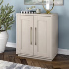 Hudson&Canal - Meuble d'appoint Tillman 28 po de largeur - Blanc aulne-Dimensions du produit : 14" L x 28" l x 32" H