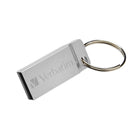 Verbatim - Clé USB Metal Executive, 16 Go – Argent-Système d’exploitation: Windows 7 et plus élevé;Mac OSX 10.1 et plus élevé;Linux Kernel 2.6 et plus élevé