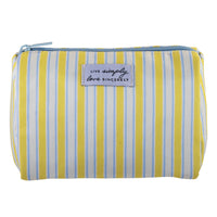 Moments Of Joy - Pochette – Rayures citron-En toile imprimée durable