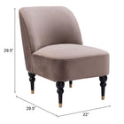 Zuo - Bintulu Fauteuil d’appoint - Taupe-6
