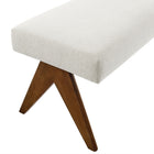 Modway - Lyra 47" Tissu tapis Banc - Ivoire-8