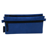 Tech Gear - Trousse avec triple poche - Bleu/Noir-Trois pochettes pratiques avec fermeture à glissière