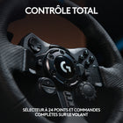 Logitech G923 Volant de Course et Pédales, Retour de Force TRUEFORCE, pour PS5, PS4, PC et Mac - Noir-Contrôles au volant: réglez la sensibilité du volant, le niveau du retour de force et la direction pour une précision maximale. Les contrôles PlayStation et PC sont parfaitement intégrés et accessibles