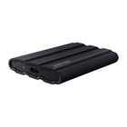 Samsung - T7 Shield 4To Disque SSD Portable - Noir-Compatible avec une gamme d'appareils hôtes (Mac, PC, appareils Android, consoles de jeu)