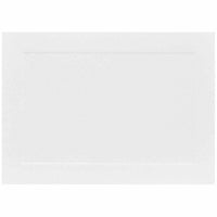 JAM Paper - Cartes de correspondance plates vierges - format A1 4 barres - 3-1/2 po x 4-7/8 po - panneau blanc - paquet de 100-Couleur : cartes de notes vierges à panneau blanc.