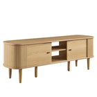 Modway - Contour 55 po Meuble TV, Chêne-Assemblée requise