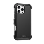 TUFF8 - iPhone 16 Pro -  Impact+ Coque de protection trois couches avec étui-Couche antichoc : la couche antichoc étanche à l'air ajoute une protection supplémentaire contre les chutes accidentelles. Testé selon MIL-STD à 8FT