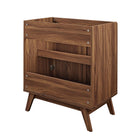 Modway - Soma 30" Armoire de toilette de salle de bain (lavabo non inclus) - Noyer-Finition du grain du bois