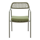 Zuo - Rio Chaise de salle à manger - Vert - Ensemble de 2-Assise et dossier amovibles