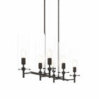 Modway - Skylark 6-Lumière Lustre - Noir transparent-Nécessite 6 ampoules E26 de 60 W