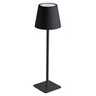 Xtricity - Lampe de table tactile LED portable Lucie - Noire-Corps de lampe en métal et acrylique pour une durabilité et un style moderne