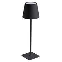 Xtricity - Lampe de table tactile LED portable Lucie - Noire-Corps de lampe en métal et acrylique pour une durabilité et un style moderne