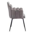 Zuo - Noosa Chaise de salle à manger - Gris - Ensemble de 2-Garantie limitée de 3 ans