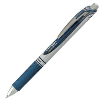 Pentel - Stylo gel EnerGel remplissable avec prise - Rétractable - 0,7 mm - Encre bleu de minuit-Stylo gel à séchage rapide