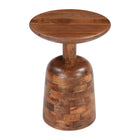Zuo - Kelk Table d’appoint - Noyer-Garantie limitée de 3 ans