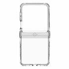 ITSKINS - Étui Hybrid_R Hinge pour Galaxy Z Flip 7 – Transparent-Protection contre les chutes jusqu’à 3 m / 10 pieds